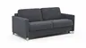 Sofa Nuoro - 2,5-Sitzer inkl. Schlaffunktion, Armlehne schmal, Stoff, Eisblau