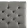 Boxspringbett SANDRIN E- Liegefläche ca. 180x200 cm, Stoff, Dunkelgrau, inkl. Stauraum