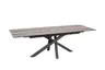 Esstisch MIKKEL - ausziehbar, LB ca. 180x95 cm, Glaskeramik, Braun