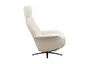 Sessel Liam - Relaxfunktion, Stoff, Ecru