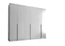 Drehtürenschrank- B ca. 270 cm, Weiß