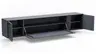 Lowboard Estana - Eiche massiv, Anthrazit 