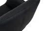 Armlehnstuhl MANOLJA - drehbar, Leder, Schwarz