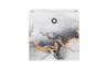 Faltbox - Stoff, Marmor Grau/Gold