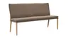 Polsterbank Tuma - Breite ca. 175 cm, Leder, Sand