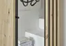 Kompaktgarderobe- Eiche Dekor, Schwarz