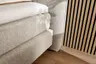 Boxspringbett Alpin - Liegefläche ca. 180x200 cm, Stoff, Graubeige