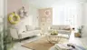 Sofa CARLLOTA - 3-Sitzer, Stoff, Natur