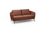 Sofa CARLLOTA - 2,5-Sitzer, Stoff, Rost