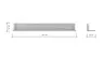 Wandboard Farmingdale - Eiche massiv, legno