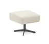 Hocker EILA - Stoff, Creme