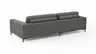 Ecksofa Solano - Longchair Links mit 1,75-Sitzer, Stoff, Dunkelgrau