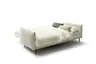 Schlafsofa Nettuno - 3-Sitzer, inkl. Schlaffunktion, Velour, Champagner