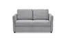 Sofa PRO FLEXX - 2-Sitzer, Stoff, Hellgrau