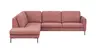 Ecksofa  Enna - Ecke links mit 3-Sitzer inklusive Sitzvorzug (motorisch), Stoff, Koralle