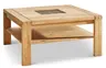 Couchtisch Cartago Soft - BHT ca. 90x45x90 cm, Wildeiche massiv, natur geölt