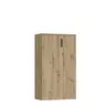 Schuhschrank FINLEI - B. ca. 70 cm, Eiche Dekor