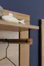 Garderobe - Wildeiche Nachbildung, Wildeiche massiv geölt