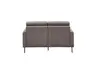 Sofa - 2-Sitzer, Relaxfunktion motorisch, Stoff, Braun
