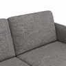 Ecksofa  Enna - Ecke links, 3-Sitzer, Sitzvorzug (motorisch), Stoff, Graphit
