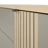 Garderobe - mit Beleuchtung, Riva Eiche Nachbildung, Basalt