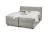 Boxspringbett- Liegefläche ca. 180x200 cm, Stoff, Hellbraun