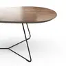 Couchtisch Fano - LBH ca. 96x86x38 cm, HPL Laminat, Bronze