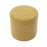 Hocker - D. ca. 40cm, Stoff, Senfgelb