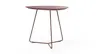 Ecktisch Fano - LBH ca. 59x50x50 cm, Fenix, Bordeaux