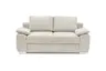 Schlafsofa EMIEL - 2-Sitzer inkl. Schlaffunktion und Bettkasten, Stoff, Beige