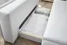 Sofa Lakeville 2 - 2-Sitzer inkl. Schlaffunktion mit Bettkasten, Stoff, Natur