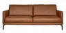 Sofa Cuneo Klassik - 2,5-Sitzer, Leder, Cognac