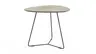 Ecktisch Fano - LBH ca. 59x50x50 cm, HPL Laminat, Grau