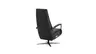 Relaxsessel Rafael - inkl. Relaxfunktion (motorisch), Leder, Schwarz