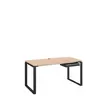 Schreibtisch - L. ca. 140 cm , Graphit