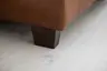 Ecksofa - 2,5-Sitzer mit Ecke rechts, Leder, Brandy