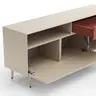 Sideboard Colore - B ca. 180 cm, Lack, Kaschmir