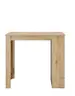 Bartisch - LB ca. 115x50 cm, Artisan Eiche Nachbildung, Schwarz