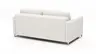 Sofa Nuoro - 2,5-Sitzer inkl. Schlaffunktion, Armlehne mit Kufe, Stoff, Natur