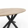 Esstisch Phoenix - LB ca. 180x100cm, Eiche, eco snow lackiert