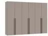 Drehtürenschrank JOIN IT- B ca. 303 cm,  Nougat