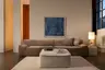 Sofa Quinto - 2-Sitzer, Stoff, Braun