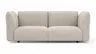 Sofa Motone - 3-Sitzer, Stoff, Beige