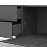 Lowboard Edge - B ca. 180 cm, Lack, Graphit