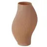 Deko-Vase - DH ca. 17x30 cm, Braun