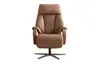 Sessel - Größe L, Relaxfunktion, Leder, Braun