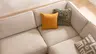 Ecksofa Lilaia - 3-Sitzer XL links, Ecke mit 1,5-Sitzer XL Tief, Stoff, Kaschmir