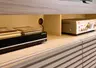 TV-Lowboard - mit Beleuchtung, B ca. 179 cm, Kaschmir, Riva Eiche Nachbildung