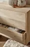 Sideboard Williston - Wildeiche bianco, Schubkastenfront sandgestrahlt
