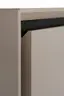 Highboard - B ca. 90 cm, Sand, Schwarz